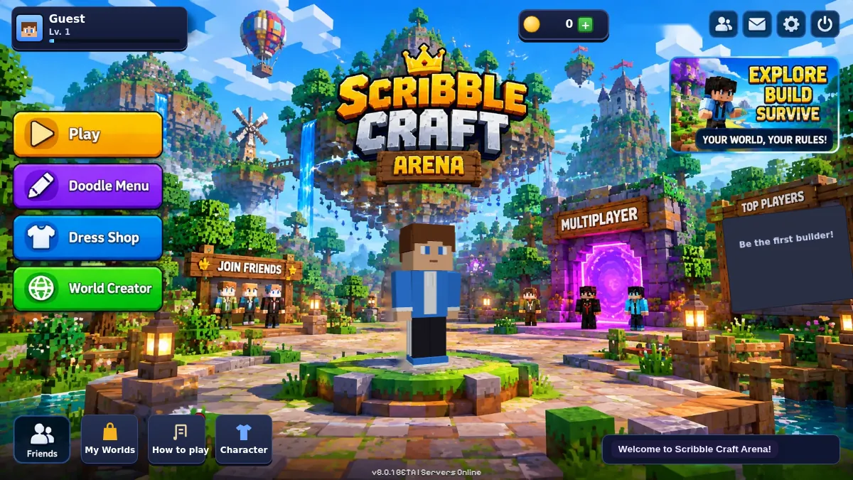 The Scribble Craft Arena lobby